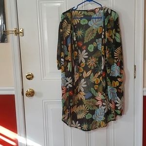 Colorful shawl/ cardigan 3xl